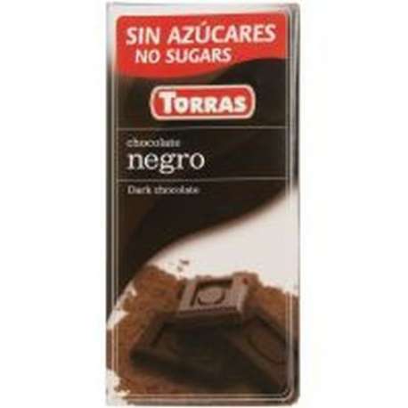 CHOCOLATE TORRAS SIN AZUCAR FONDANT 75G