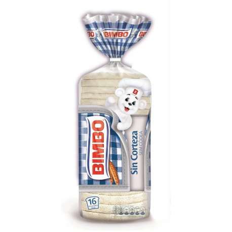 PAN BIMBO SIN CORTEZA 450 G PAN BIMBO SIN CORTEZA 450 G