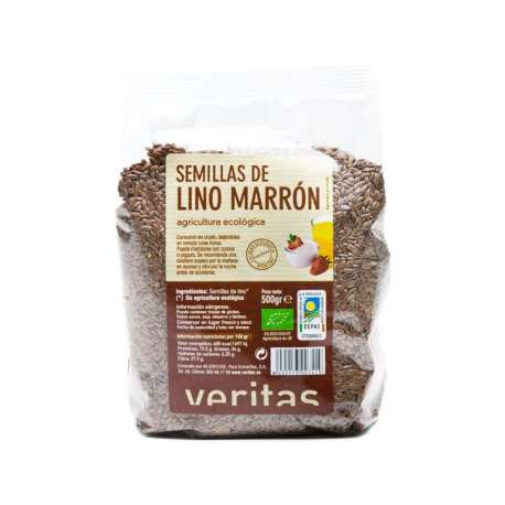 SEMILLAS LINO MARRON VERITAS 500G SEMILLAS LINO MARRON VERITAS 500G