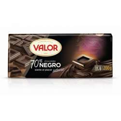 CHOCOLATE 70% NEGRO VALOR 200G