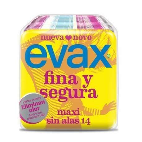 COMPRESA EVAX FINA Y SEGURA SIN ALAS MAXI 13 U