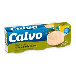 ATUN CLARO ACEITE OLIVA CALVO 3X80 G PN