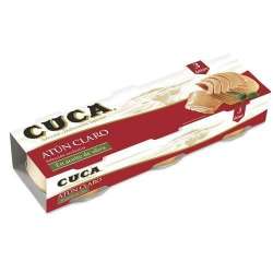 ATUN CLARO ACEITE OLIVA CUCA 3X65G