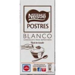 CHOCOLATE POSTRES BLANCO NESTLE 180G