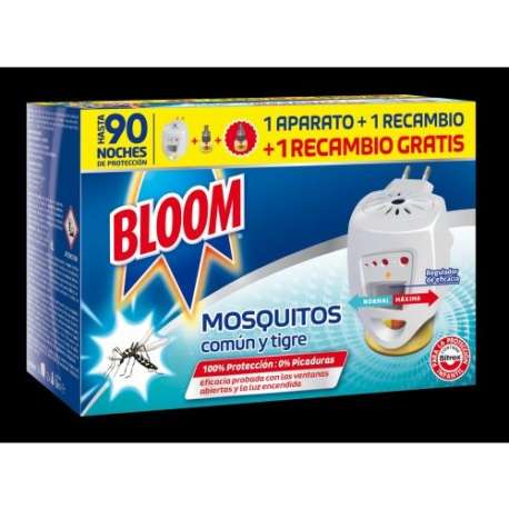 INSECTICIDA BLOOM APARELL ELECTRIC + 2 RECANVIS INSECTICIDA BLOOM APARELL ELECTRIC + 2 RECANVIS