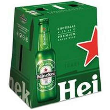 CERVESA HEINEKEN 25CL X 6UNIT
