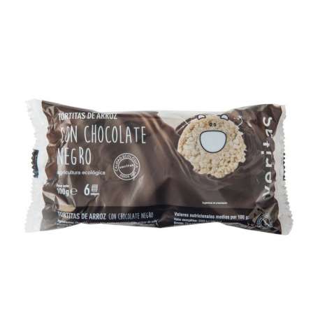 TORTITAS CHOCOLATE NEGRO VERITAS 100G TORTITAS CHOCOLATE NEGRO VERITAS 100G