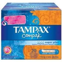 TAMPON TAMPAX COMPAK SUP.PLUS 18