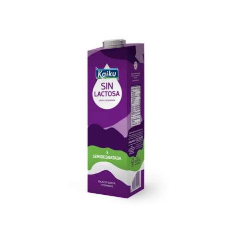 LECHE SEMI KAIKU SIN LACTOSA 1L LECHE SEMI KAIKU SIN LACTOSA 1L