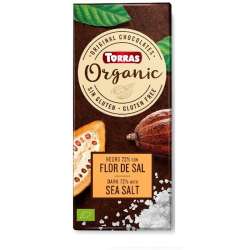 CHOCOLATE NEGRO 70% FLOR DE SAL BIO TORRAS 100