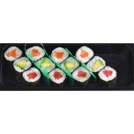 MAKI MIX SALMON, ATUN Y AGUACATE SUSHI FRESH 12 UNIDADES MAKI MIX SALMON, ATUN Y AGUACATE SUSHI FRESH 12 UNIDADES
