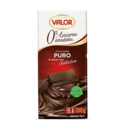 CHOCOLATE PURO SIN AZUCAR VALOR 100G
