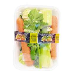 VEGETAL CALDO ANDEJA 750 GR.