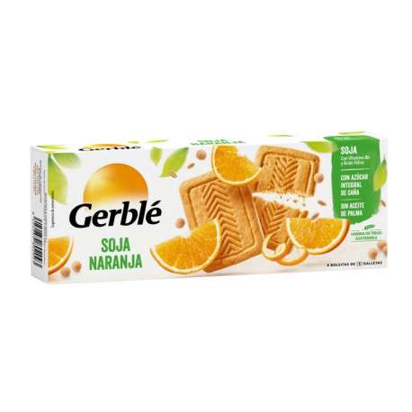 GERBLE GALLETA SOJA NARANJA 280G