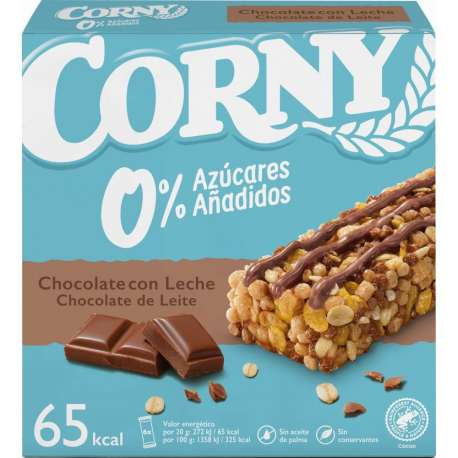 CORNY XOCOLATA 0% SUCRE 6X20GR