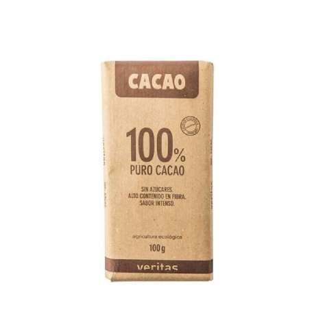 CHOCOLATE 100% CACAO VERITAS 100G