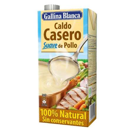 CALDO CASERO SUAVE POLLO GALLINA BLANCA 1L