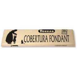 CHOCOLATE COBERTURA 70% CACAO TORRAS 250G