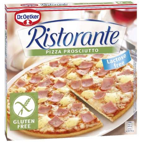 PIZZA SENSE GLUTEN PROSCUITTO RISTORANTE 345G