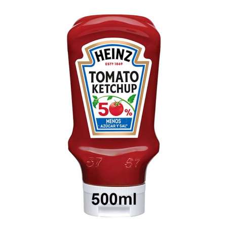 SALSA QUETXUP 50% SUCR.HEINZ500G