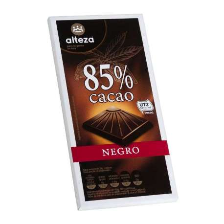 CHOCO. ALTEZA NEGRO INT.85%100G