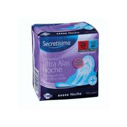COMPRESA ULTRA NOCHE CON ALAS SECRETISIMA 10 U