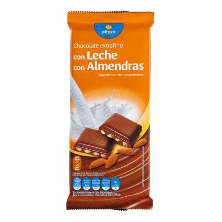 CHOCOLATE CON ALMENDRAS ALTEZA 150G