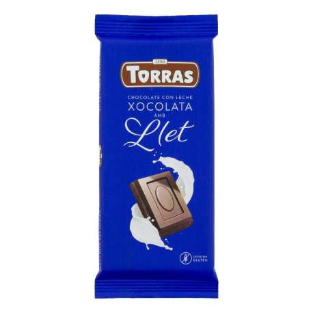 CHOCOLATE C/LECHE  TORRAS 80G