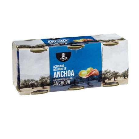 OLIVES FARCIDES D'ANXOVA ALTEZA 3 UNITATS DE 50G