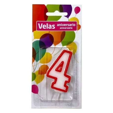 VELA ANIVERSARIO ROURA Nº 4