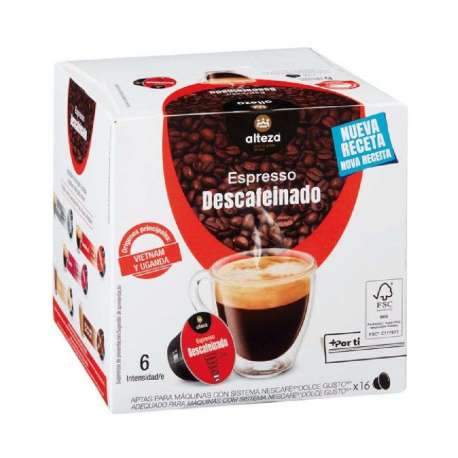 CAFE DESCAFEINAT ALTEZA DG 16 CAPSULES CAFE DESCAFEINAT ALTEZA DG 16 CAPSULES