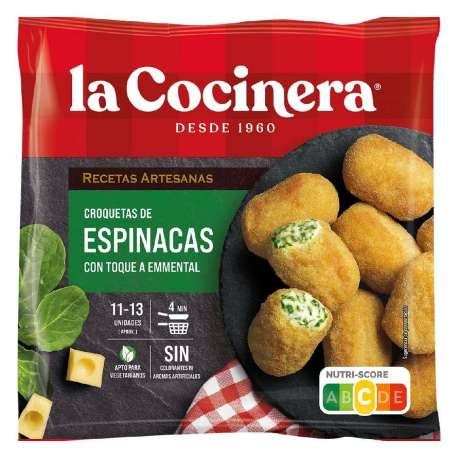 CROQUETA ESPINACS COCINERA 400