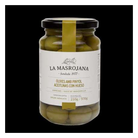 OLIVES CAMAMILLA AMB PINYOL MASROJANA 220 OLIVES CAMAMILLA AMB PINYOL MASROJANA 220