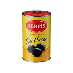 OLIVES NEGRE SENSE PINYOL SERPIS 150G