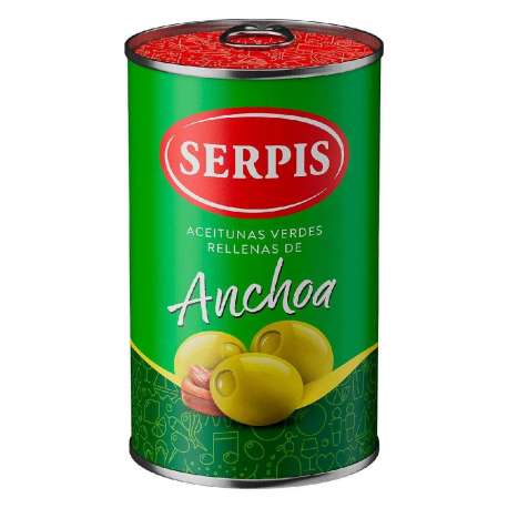 OLIVES FARCIDES D'ANXOVA EL SERPIS 150G OLIVES FARCIDES D'ANXOVA EL SERPIS 150G