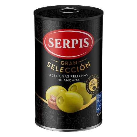 OLIVES FARCIDES D'ANXOVA SELECCIO SERPIS 150G OLIVES FARCIDES D'ANXOVA SELECCIO SERPIS 150G