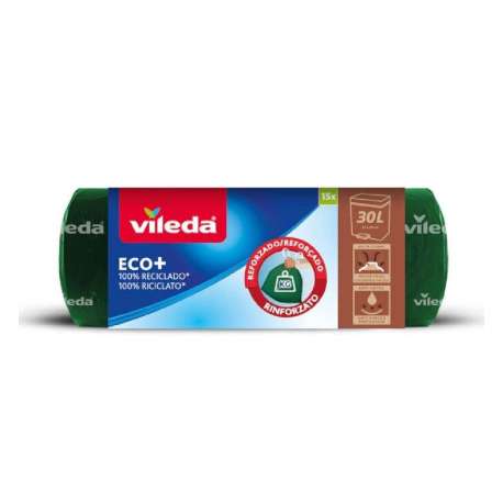 BOLSA BASURA VILEDA ECOBAG CF 55X55 15 U 30 L BOLSA BASURA VILEDA ECOBAG CF 55X55 15 U 30 L