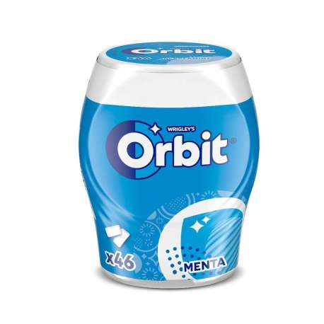 CHICLE ORBIT MENTA BOTE 64G