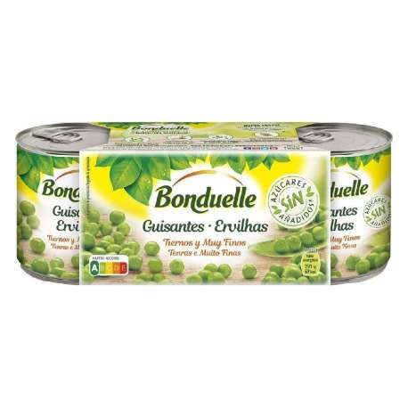 GUISANTE MUY FINO BONDUELLE 140GX3U GUISANTE MUY FINO BONDUELLE 140GX3U