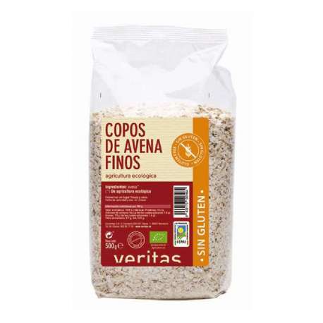 COPOS DE AVENA FINOS SIN GLUTEN VERITAS 500G COPOS DE AVENA FINOS SIN GLUTEN VERITAS 500G