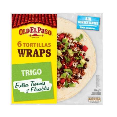 WRAP TORTILLA OLD EL PASO 350GR WRAP TORTILLA OLD EL PASO 350GR