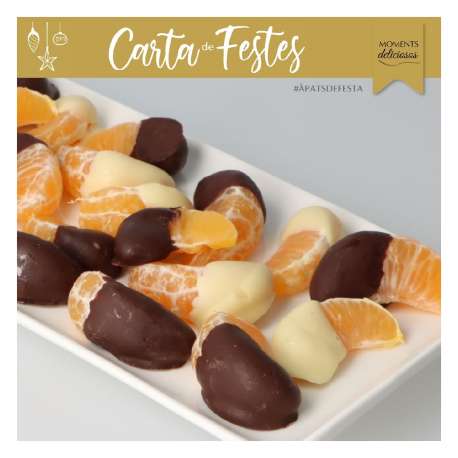 MANDARINAS CON CHOCOLATE