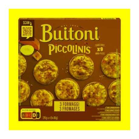 PICCOLINIS 3 QUESOS BUITONI 270