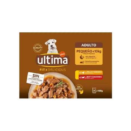 ULTIMA PERRO CARNES 4X100G
