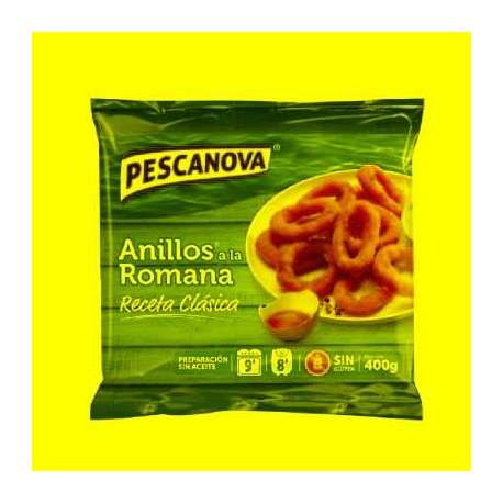 ANELLES A LA ROMANA SENSE GLUTEN PESCANOVA 400G